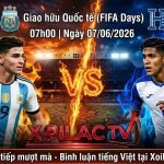 Nhận định bóng đá trận Argentina vs Honduras 07h00 ngày 7/6 giao hữu quốc tế trực tiếp trên Xoilac TV.